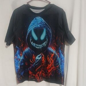 Graphic T-Shirt - Black and Blue